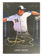 2013 Onyx Platinum Prospects [Auto Gold Ink] #PPAU04 Luke Bard 140/150