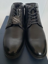 London Fog authentic brand-new men's Tyler chukka, color black, size 11.5M