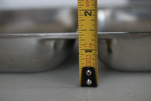 AS Stainless 18/8 Sweden Divided Serving Tray Dish 12.5" x 8" - Picture 12 of 12