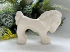 Vintage Collectable McCoy Pony Miniature Planter In Matte White
