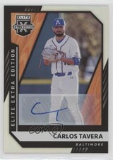 2021 Panini Elite Extra Edition Signatures Carlos Tavera #137 Auto fm0