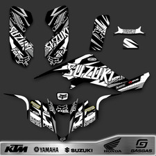 SUZUKI LTZ 400 2003 to 2008 GRAPHICS KIT DECALS ATV-white