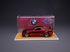 Hot Wheels BMW E36 M3 RACE Red CHROME (WANGSTAR CUSTOM) REAL RIDERS METAL BASE