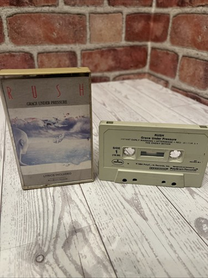 #ad Rush Grace Under Pressure Vintage 1984 Cassette Tape Tested Mercury Records Rock $4.95