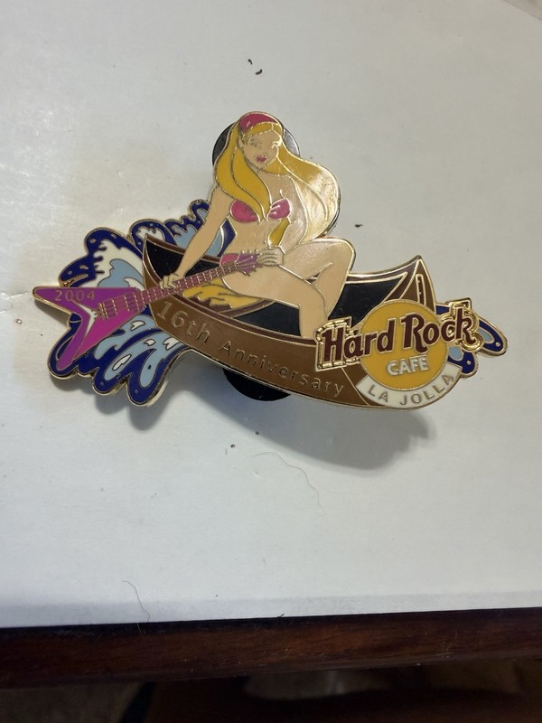 Hard Rock Cafe La Jolla 16th Anniversary Pin