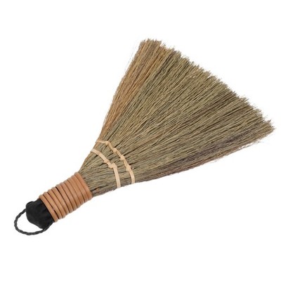 Small Brush for Sweeping Table Tiny Cleaning Handmade Straw Broom Handheld