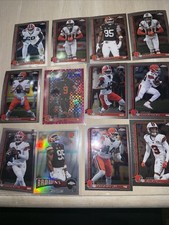 2025 Topps Chrome Cleveland Browns Lot Sanders Pink Xfractor Gabriel Garrett