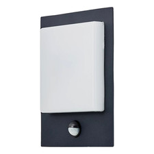 Blooma Lutak Adjustable Matt Charcoal Grey Mains LED Outdoor Wall Light 700lm