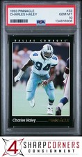 1993 PINNACLE #33 CHARLES HALEY COWBOYS HOF POP 1 PSA 10