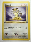 Pokémon Meowth 1st Edition Jungle 56/64 Regular 50 HP Basic Common