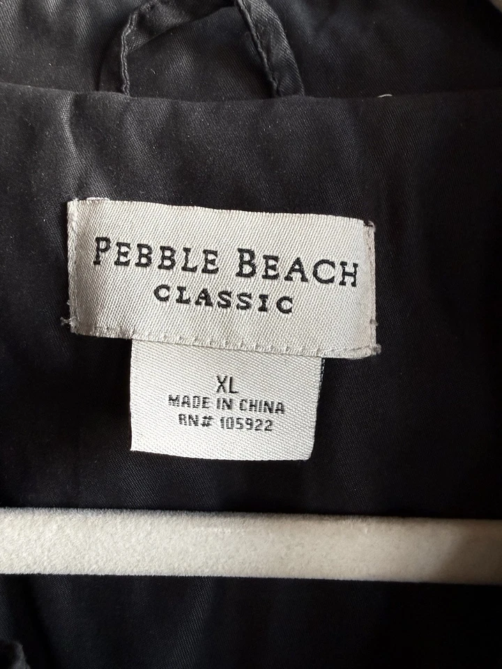 PEBBLE BEACH CLASSIC 1919 MEN'S JACKET...SIZE XLARGE... - Image 2 of 4