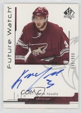 2006-07 SP Authentic Future Watch Auto 48/999 Keith Yandle #195 Auto 0o5t