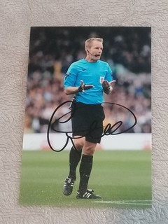 GAVIN WARD . REFEREE. HAND SIGNED PHOTO 6X4.