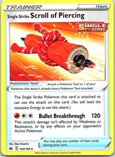 Single Strike Scroll of Piercing Chilling Reign 154/198 Uncommon NM Pokemon Card