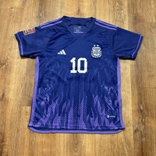 Authentic Lionel Messi Argentina Jersey World Cup Qualifiers Mens Large Adidas