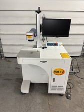 50 Watt Fiber Laser Marking System Raycus, Ezcad Includes Computer Low Hours