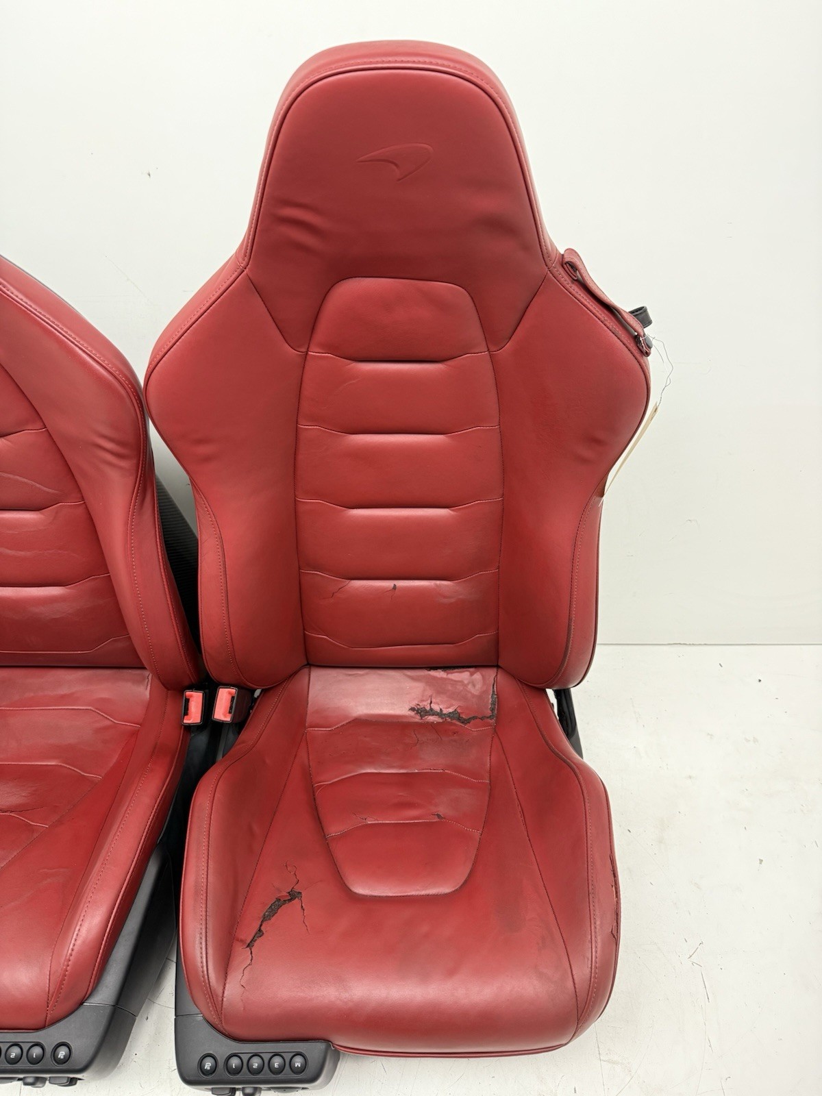 2012-2014 MCLAREN MP4-12C FRONT CARBON MEMORY, HEATED, POWER SEATS OEM