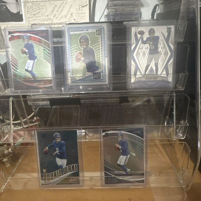 Panini NFL Lot 5 Cards Jaxson Dart Rookie Wave New York Giants 2022   