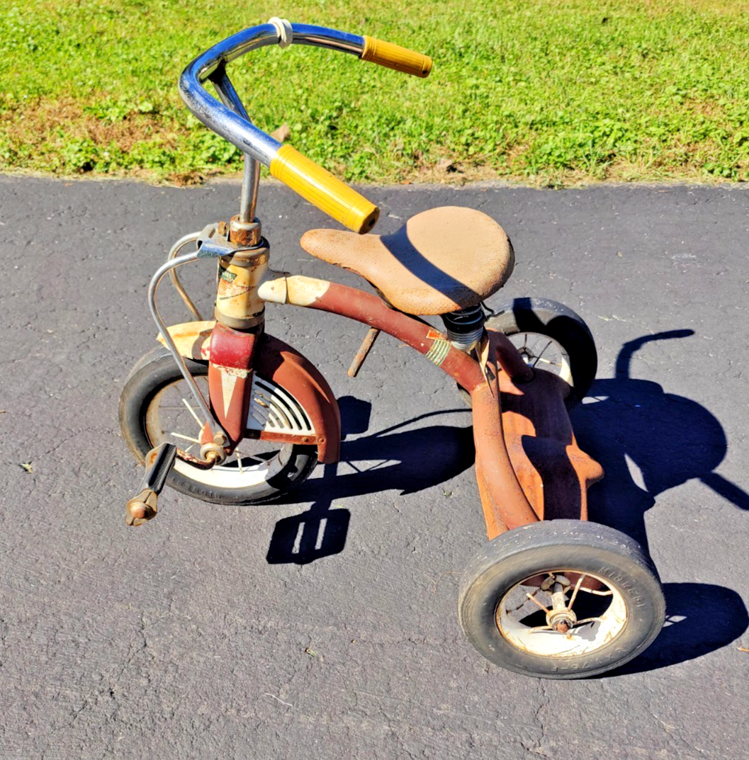 Vintage 1950s Midwest Industries Wheel Skirt Tricycle | eBay