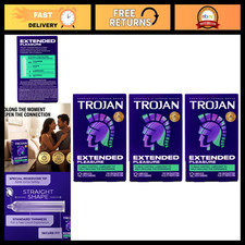 Extended Pleasure Condoms - 36 Total, Extra Lubricated, Ultra Thin, 12 Count Pac