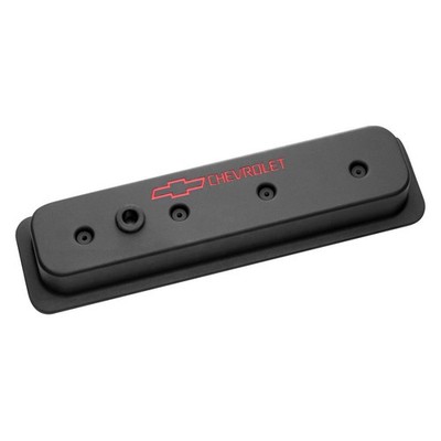 Officially Licensed GM Tall Valve Cover w Emblem for Chevy Small Block Gen I