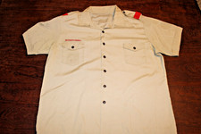 Boy Scouts of America BSA Men's Shirt Tan XLarge No Size No Patches Short Sleev