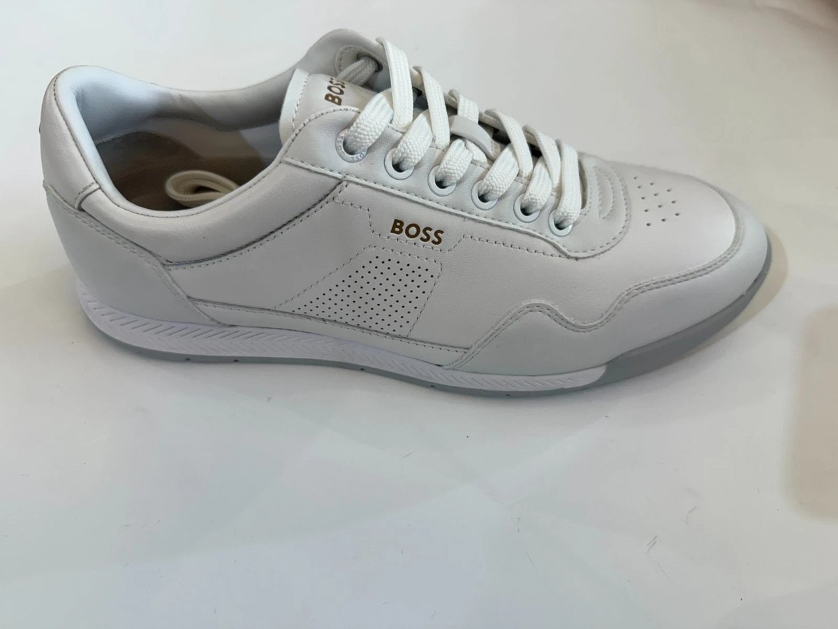HUGO BOSS MENS SHOES White NITAN 50548658 White Men's sz 13 New