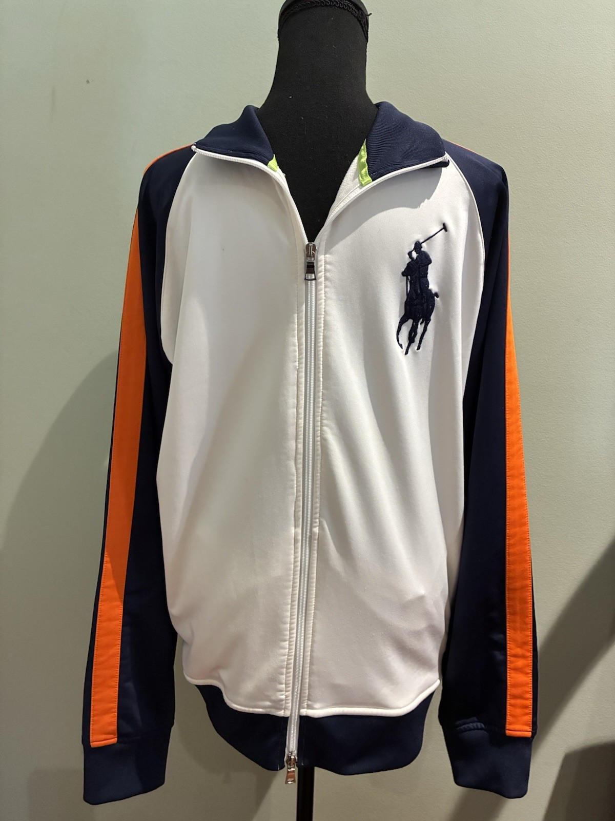 Giacca da pista Ralph Lauren big pony con zip
