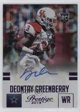 2015 Prestige Rookie Extra Points Purple Signatures Deontay Greenberry Auto 1ft2
