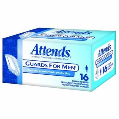 Guards For Men Incontinence Care One Size Box Of 16 By Attends