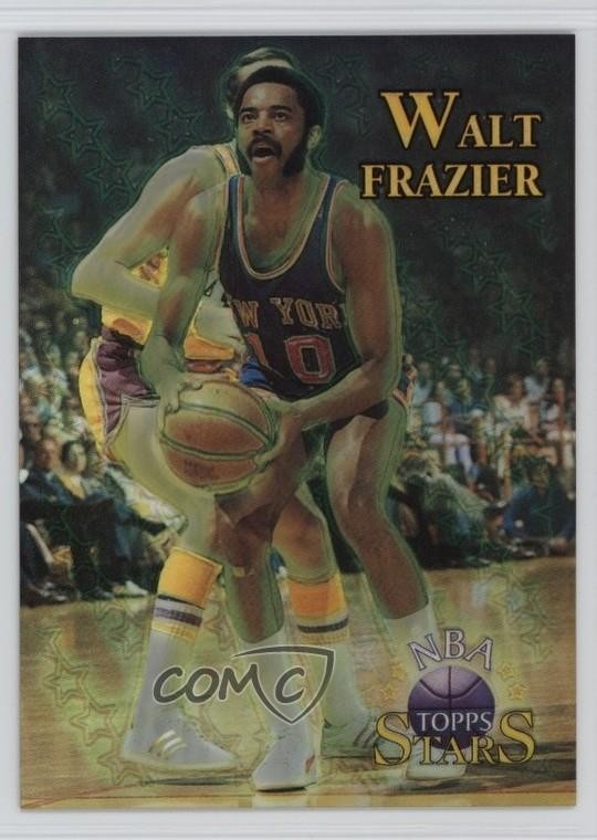 1996 Topps Stars Finest Refractor Walt Frazier #17 HOF h8k
