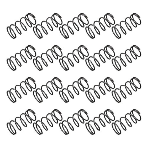 4 Pezzi Molle A Compressione Coniche In Acciaio - Filo 1,2mm X 100mm Per Riparazioni Fai-Da-Te