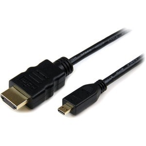 Startech 50Cm Micro Hdmi To Hdmi Cable With Ethernet 4K High Speed Micro Hdmi Ty