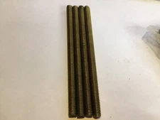 4 Solid Brass All Thread Threaded Rod Bar Studs 3/8-16 x 6” 3/8”-16 X 6”