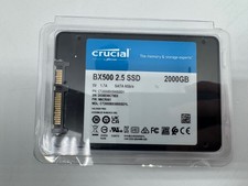 Crucial BX500 SSD 2TB 2.5 Zoll SATA 6Gb/s (CT2000BX500SSD1) 2 TB -rec