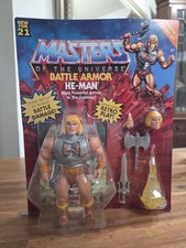Masters of the Universe Origins Battle Armor He-Man Deluxe MOTU Mattel Sealed