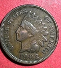 1902 US Indian Head Cent! XF! SHARP! Old US Coin!