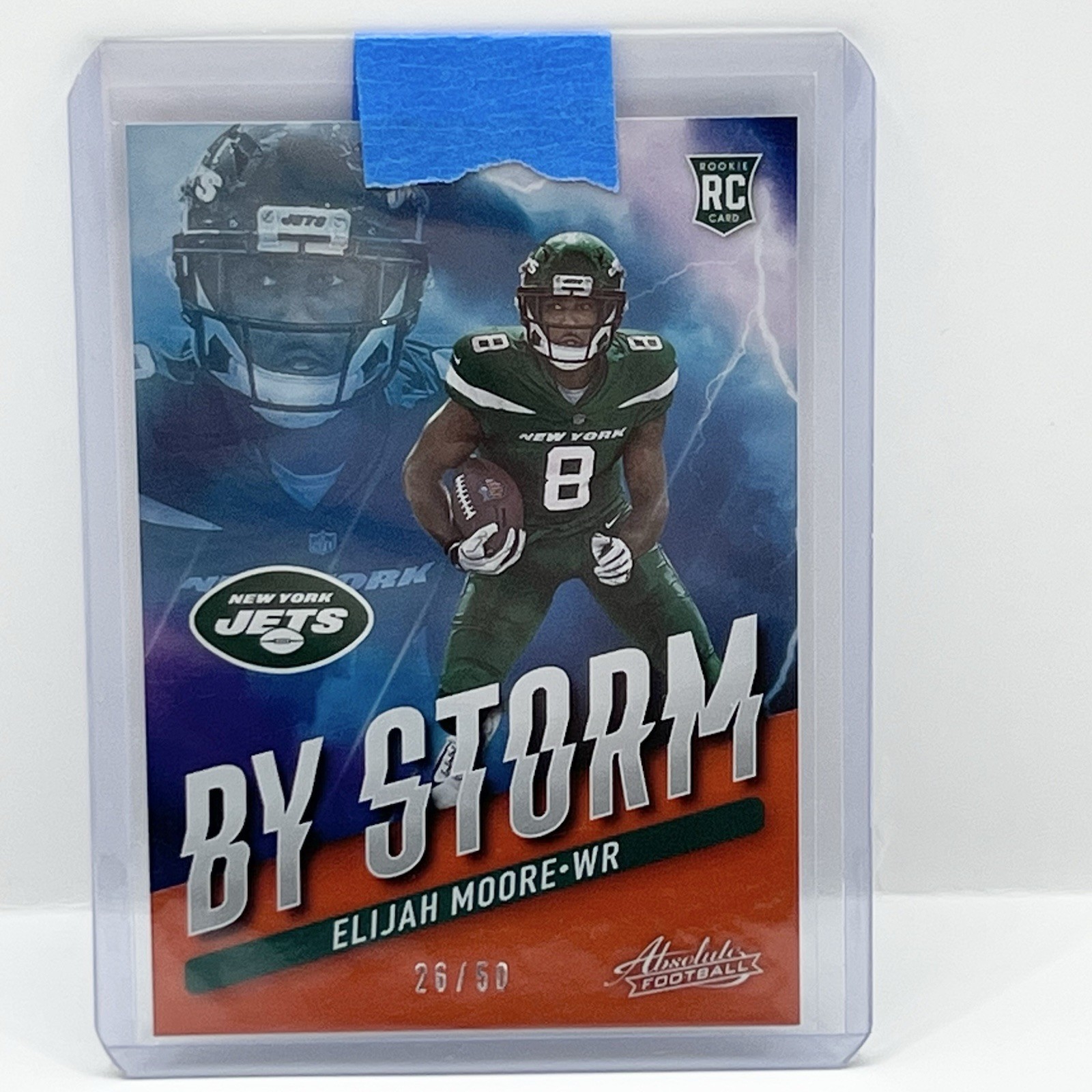 Elijah Moore Panini Absolute By Storm #BST14 Orange Spectrum