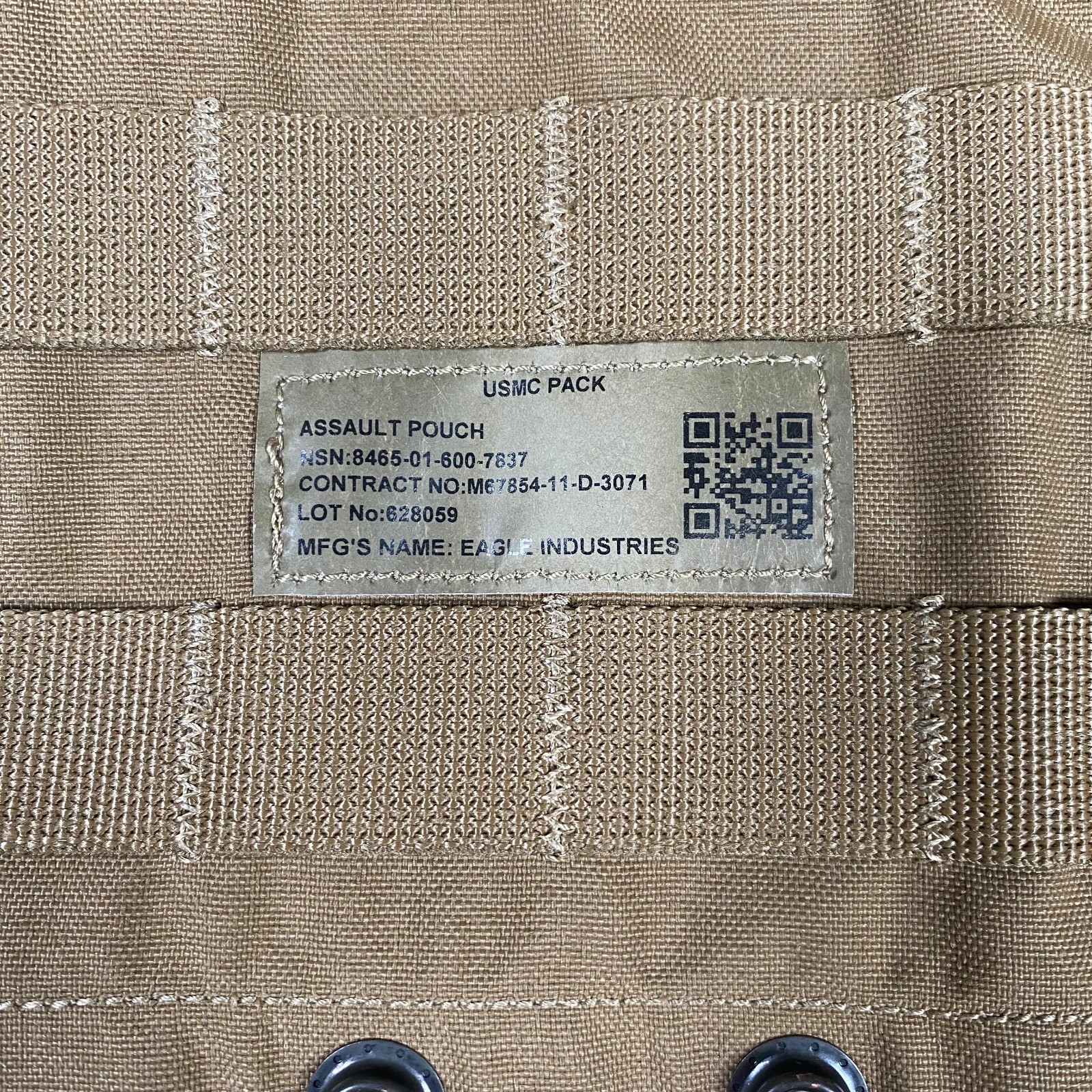 USMC FILBE Assault Pouch EAGLE INDUSTRIES - Coyote Brown MOLLE Marine USGI USA
