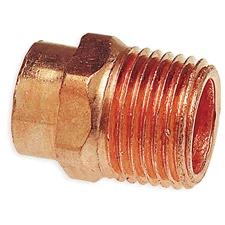 NIBCO 604 2 Adapter,Wrot Copper,2" Tube,CxMNPT 5P035
