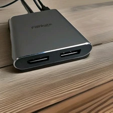 DisplayPort to Dual DisplayPort Splitter Adapter 4K60Hz for Dual Monitor Disp...