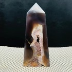 229G Natural amethyst agate crystal quartz flaky mineral healing