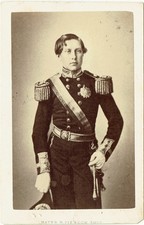 PHOTO CDV MAYER & PIERSON Ca 1865  LOUIS 1ER Roi De Portugal Duc de Porto