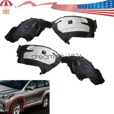 Inner Fender Liners For 2020-2023 Toyota Highlander Left & Right Front Section