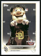 2022 Topps Opening Day Swinging Friar Mascots #M-18 San Diego Padres