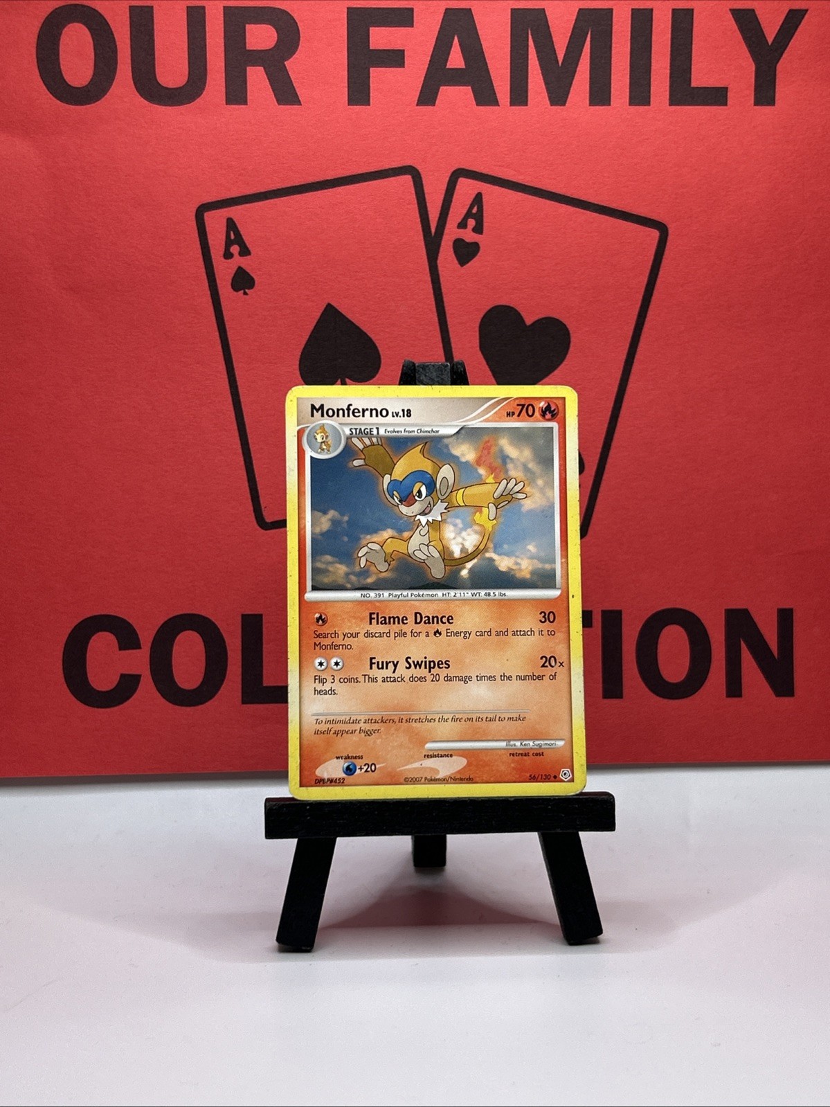 Monferno 56/130 Diamond and Pearl Regular Pokemon Card
