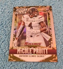 2015 Panini Prizm Draft Picks MyCole Pruitt S Illinois Camo Rookie 22/199 #226