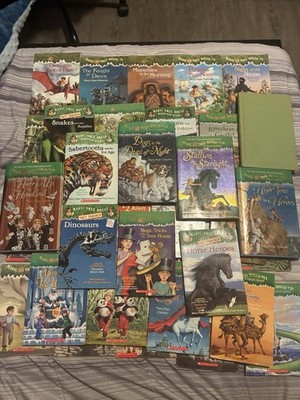 Magic Tree House Books Lot Of 40 Used Merlin Missions Set Fact Tracker Books
