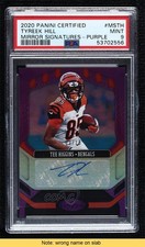 2020 Certified Mirror Purple 3/10 Tee Higgins #RCS-TH PSA 9 MINT Auto READ g6p