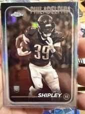 2024 Topps Chrome - Rookies Will Shipley #252 Sepia Refractor (RC)